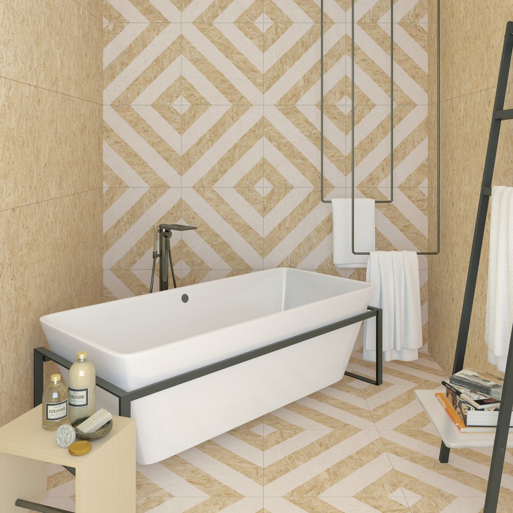 Chipboard Effect Tiles