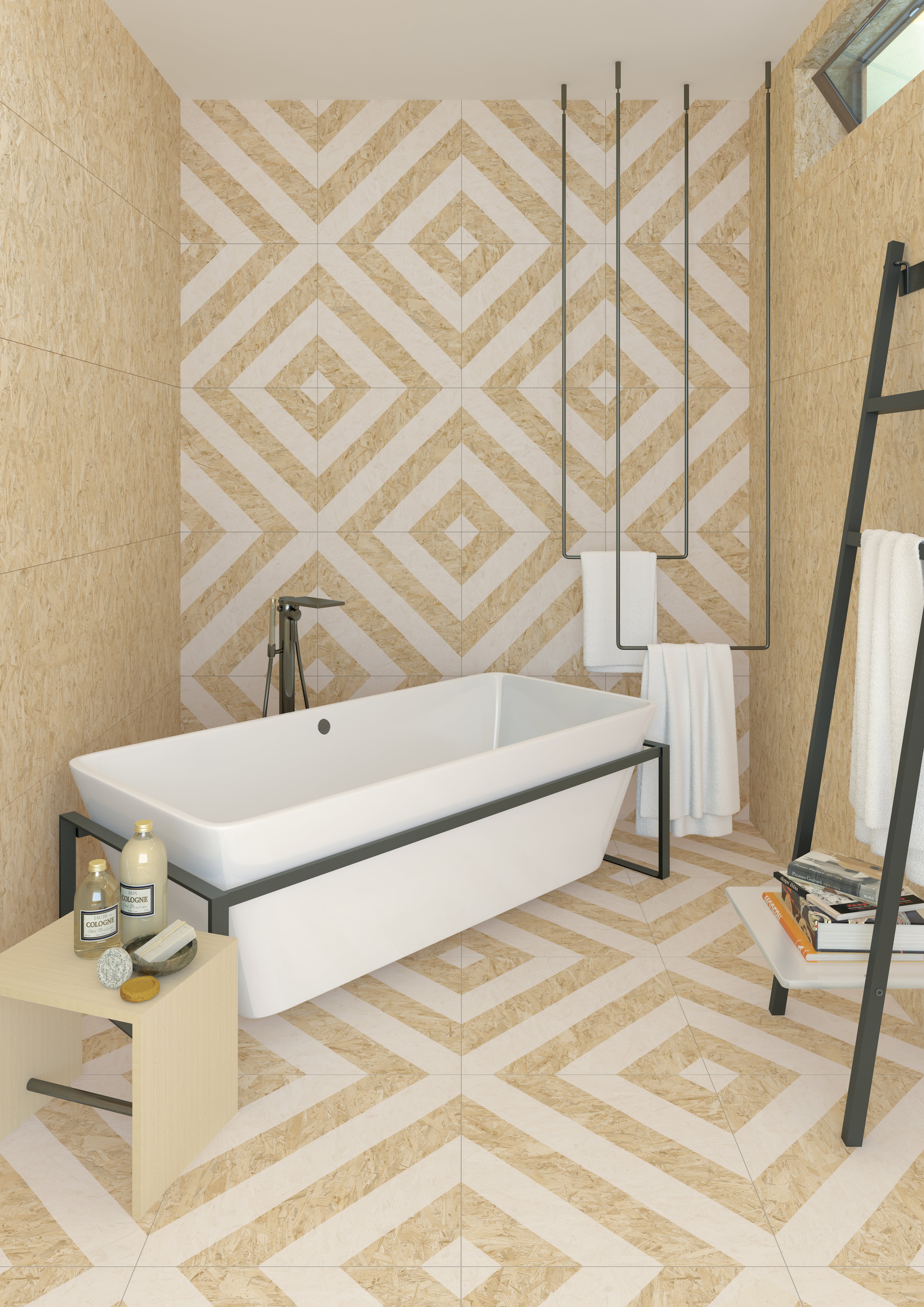 Chipboard Statement Tiles