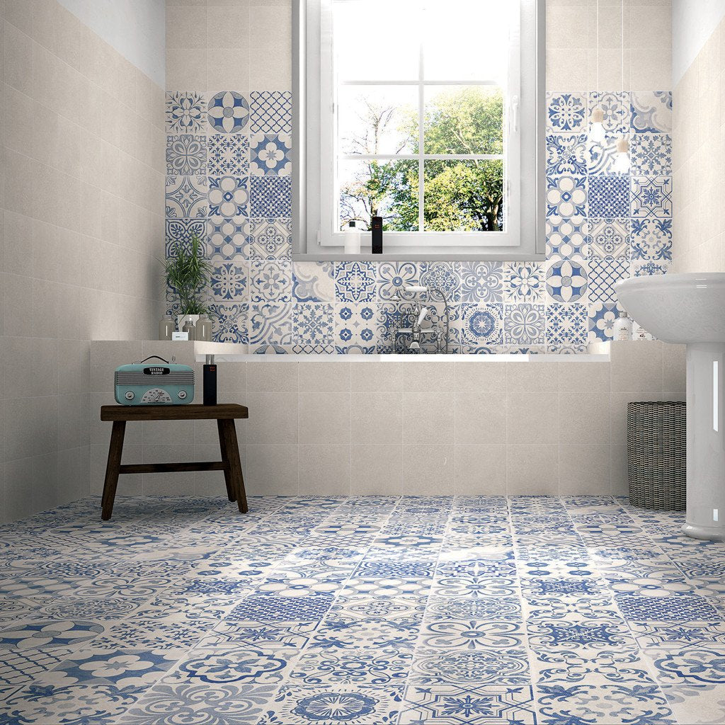 Elle White Decorative Tiles