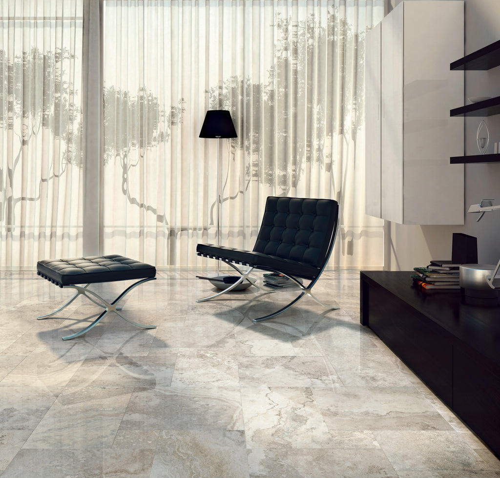 Large format tiles are ideal for a minimalist home
