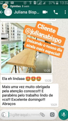 opiniao cliente Madeirado mesa rustica