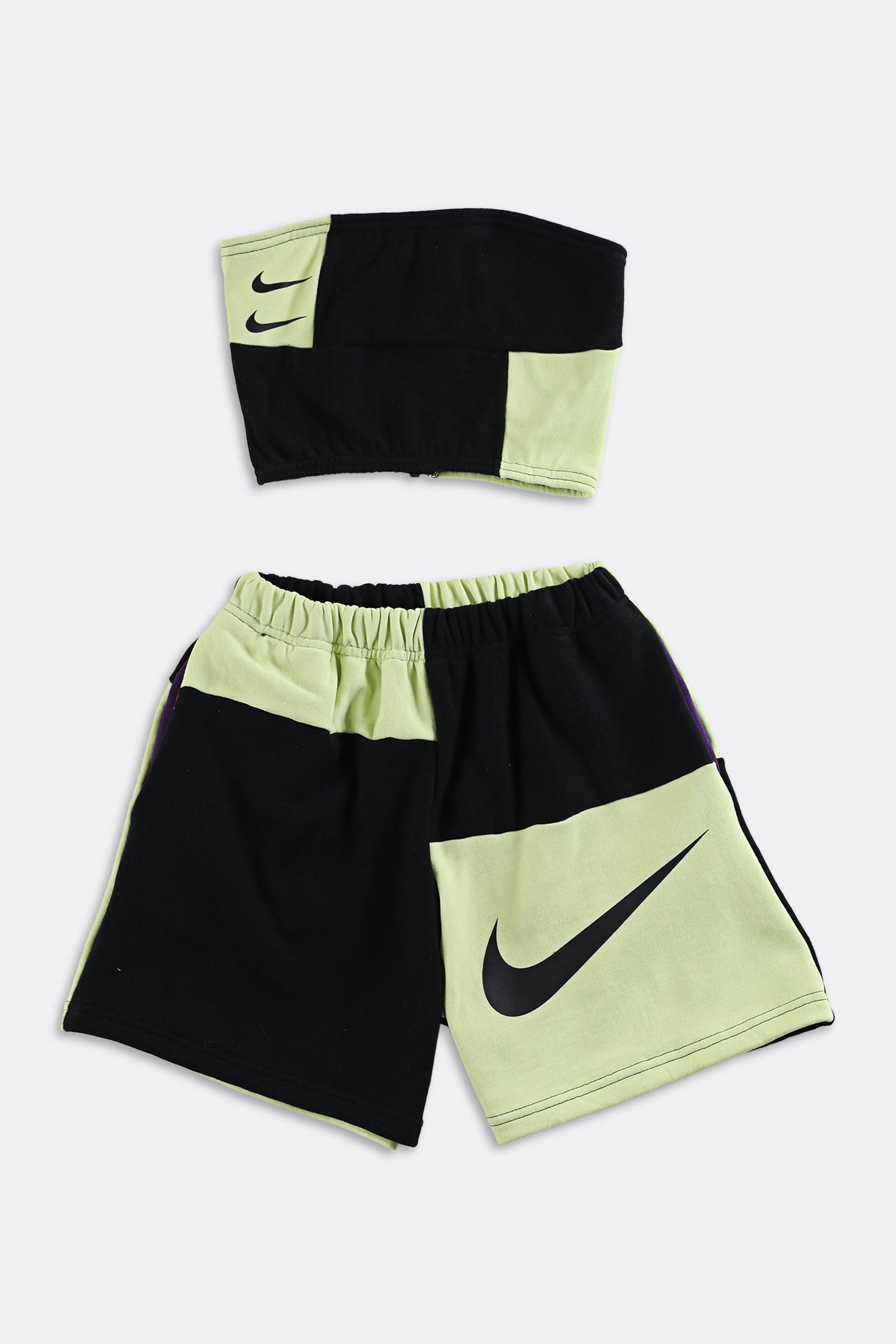 reworked nike sweatshorts