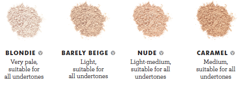 Lily Lolo Concealer shade guide