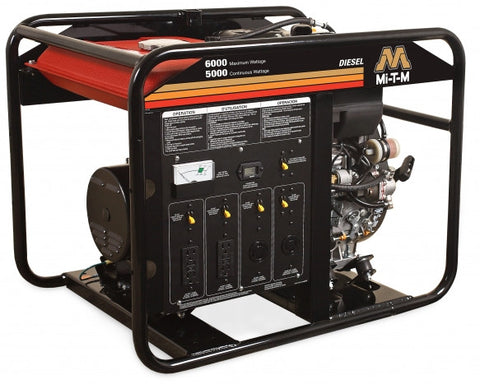 Mi-T-M 6000 Watt Diesel Portable Generator (Kohler) GEN-6000-0MKD