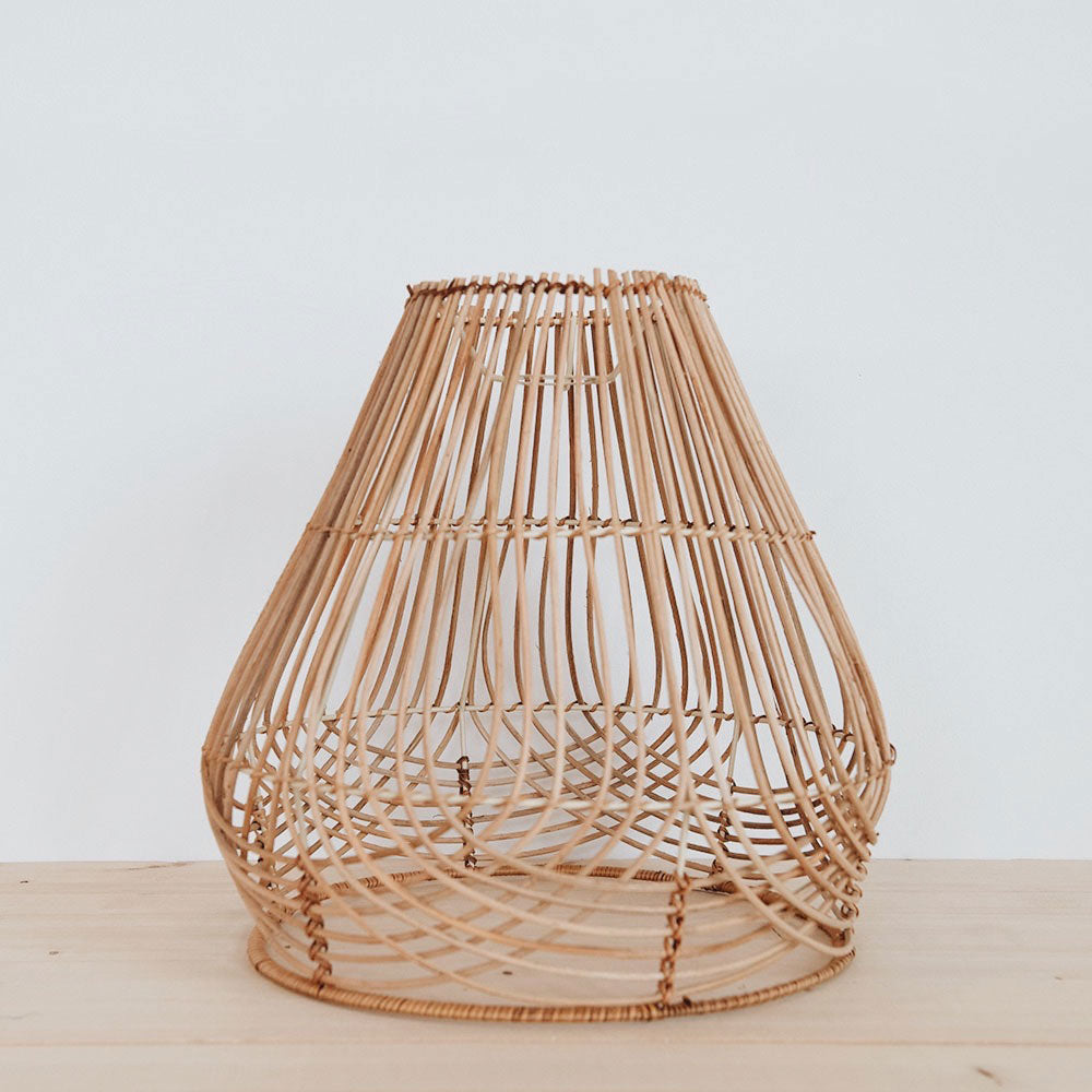 rattan lampshade