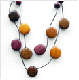 Handmade Necklace from salvaged wood