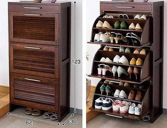 Como hacer un mueble para zapatos (Armario) / How to make a shoe storage. 