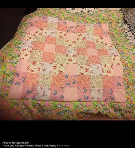 Patchwork baby playmat