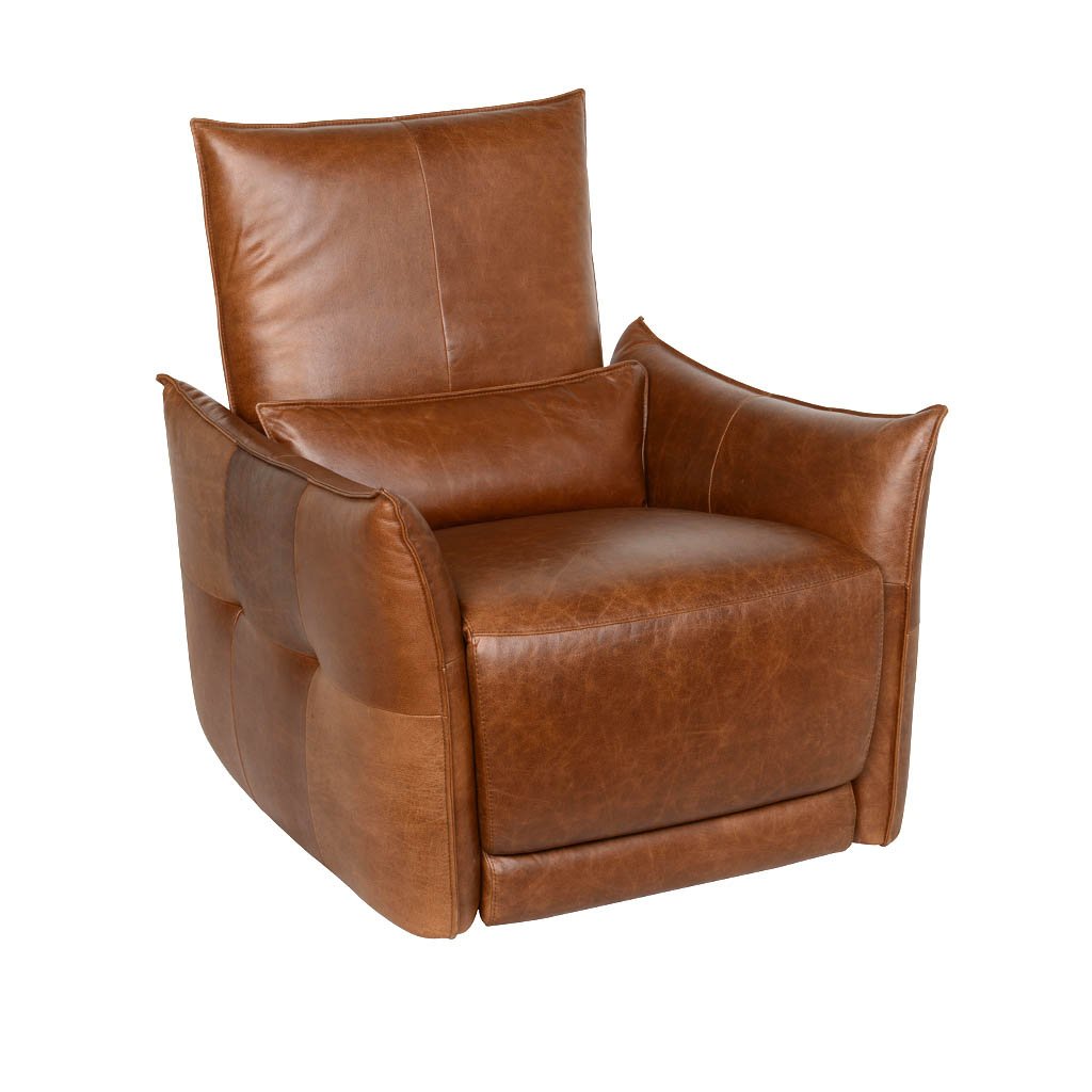 Wolk Ziektecijfers Zending Amsterdam Power Recliner Chair in Brown Leather | Classic Home