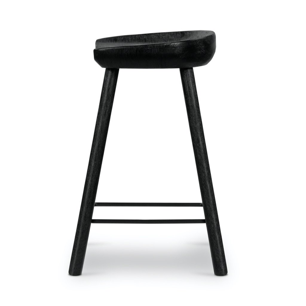 matte black bar stool