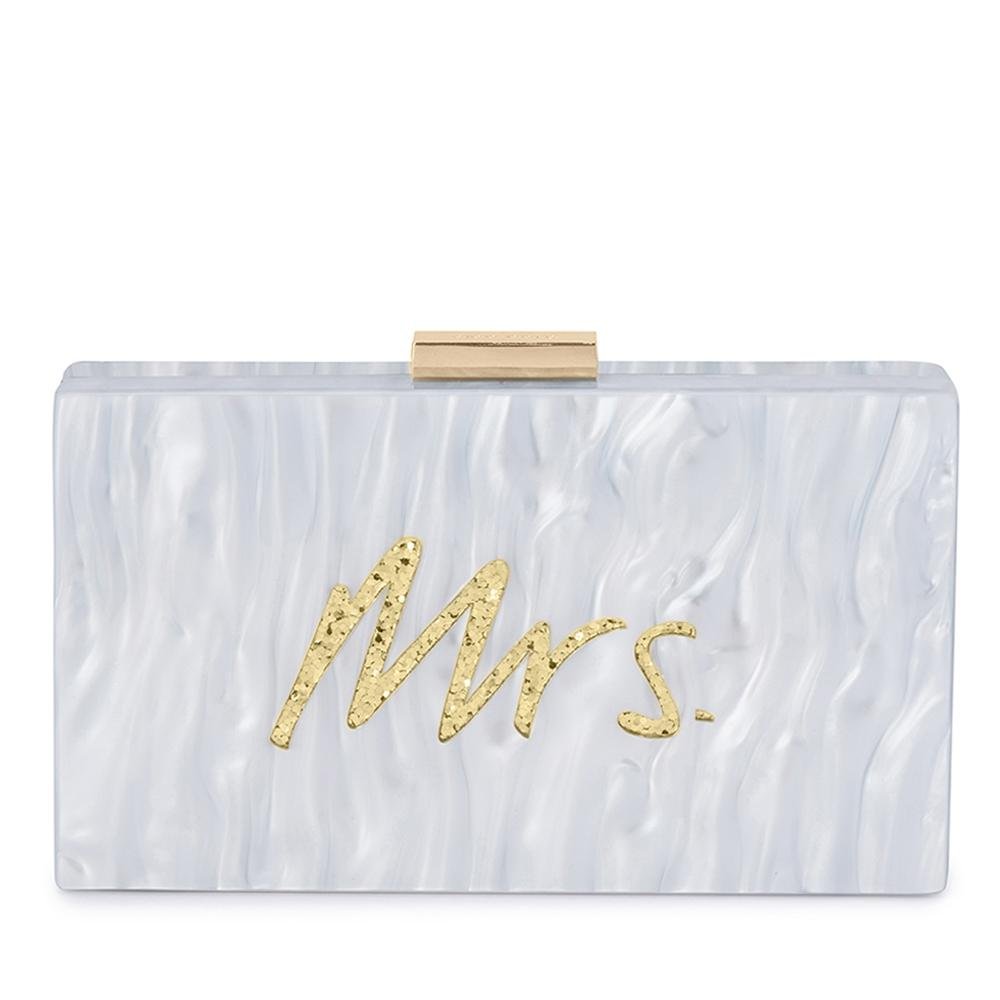 mrs acrylic clutch