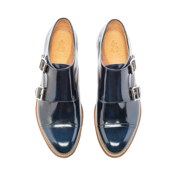 womens navy oxfords