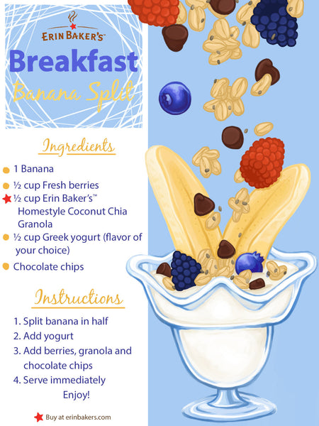 Healthy Banana Split with Greek Yogurt Recipe