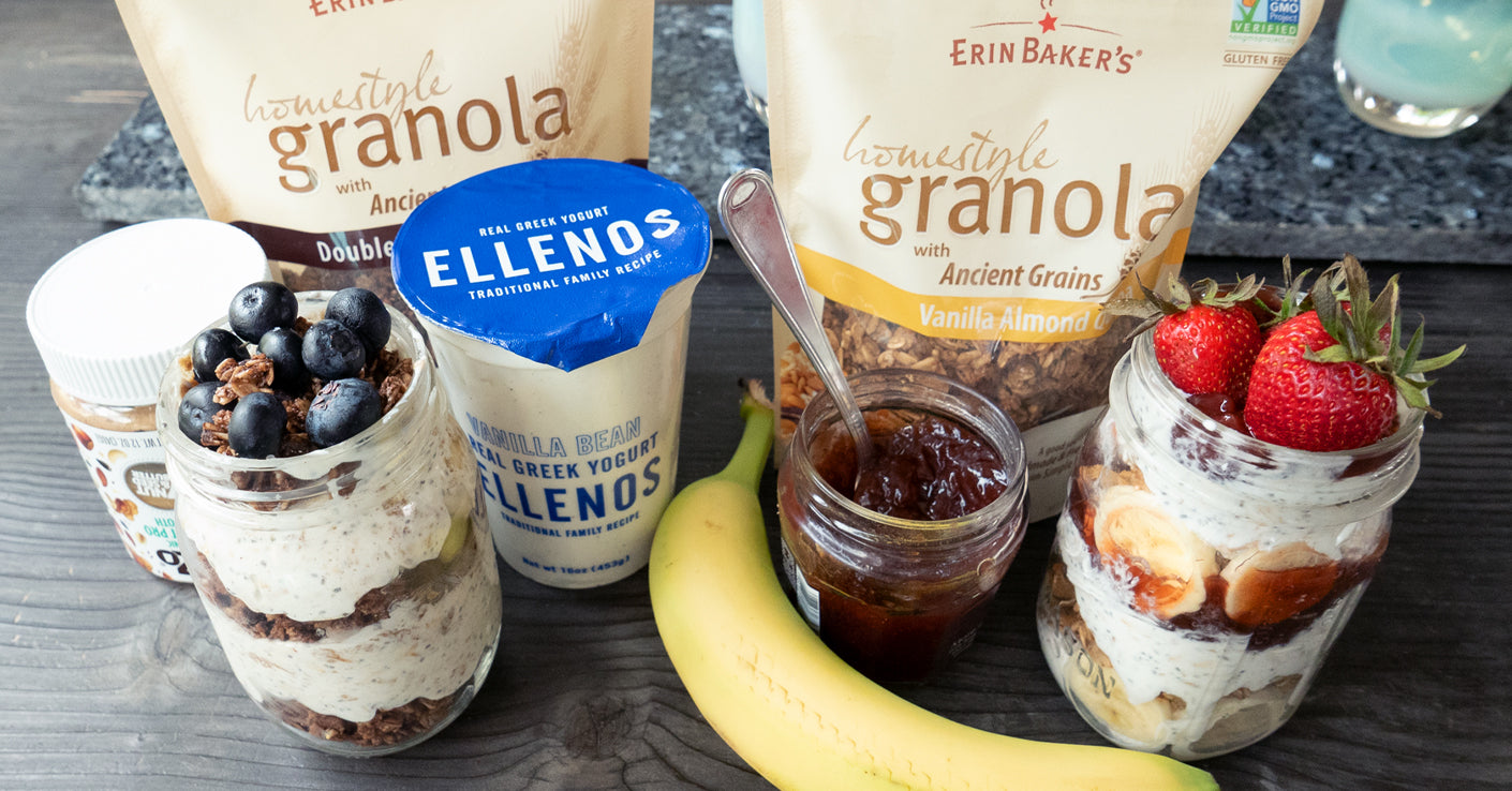 overnight oats with granola