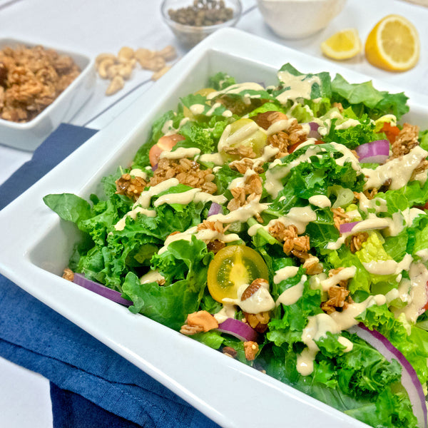 Caesar Salad with Vegan Dressing