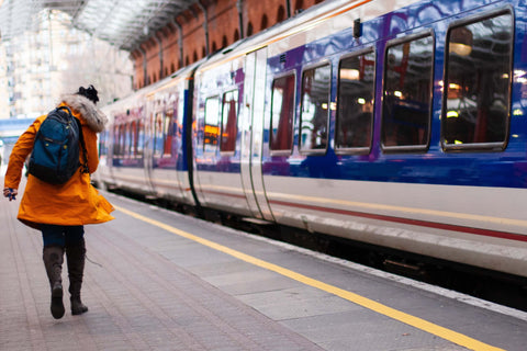 catching a train