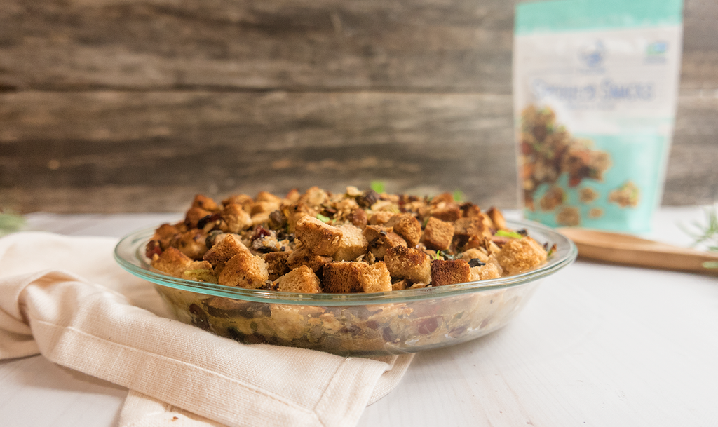 gluten free sprouted snacks thanksgiving stuffing