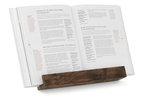 walnut cookbook stand