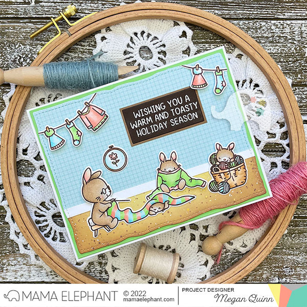 MAMA ELEPHANT: Stitched With Love | Stamp – Doodlebugs