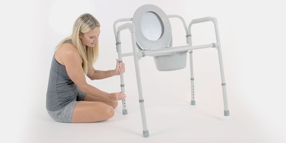 Folding Commode by Vive