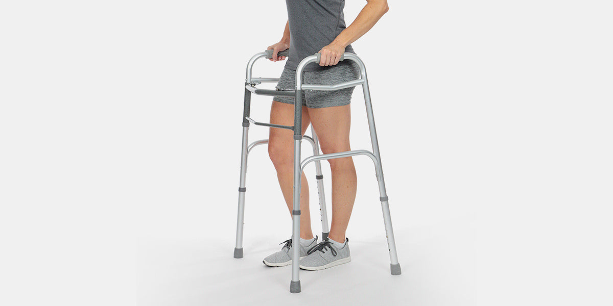 Adjustable Folding Walker by Vive