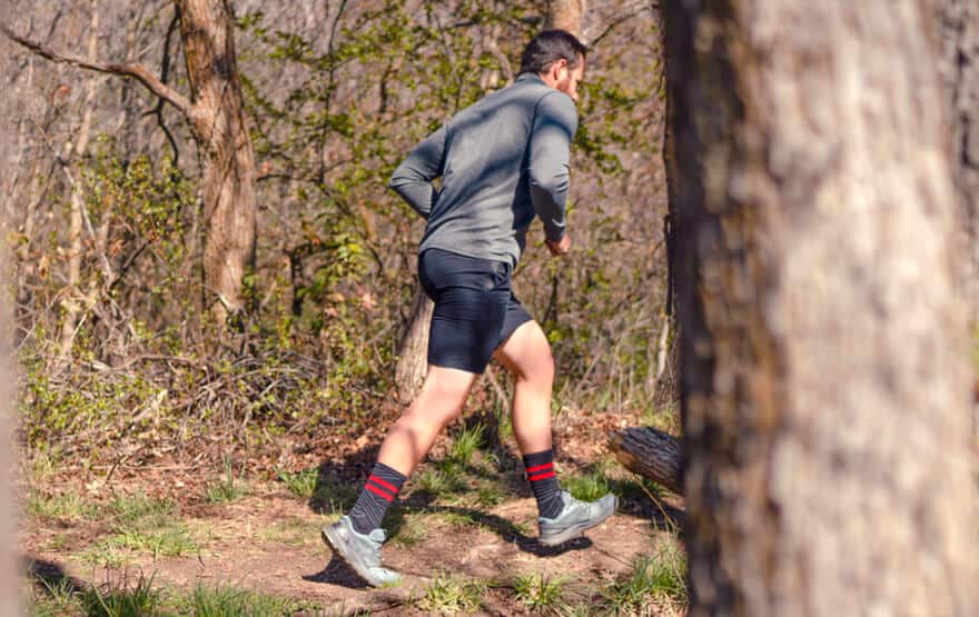 Man running outdoor