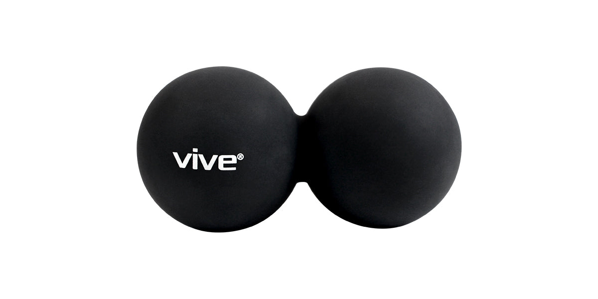 Black Peanut Massage Ball by Vive