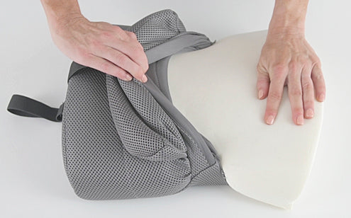 Back pillow inside foam
