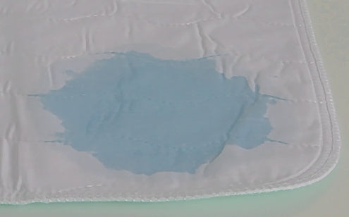 Incontinence pad absorb and trap fluids