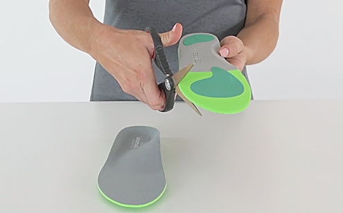 Trimming the insoles