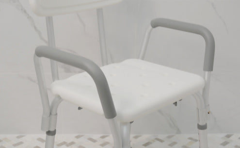 Shower chair seat texture