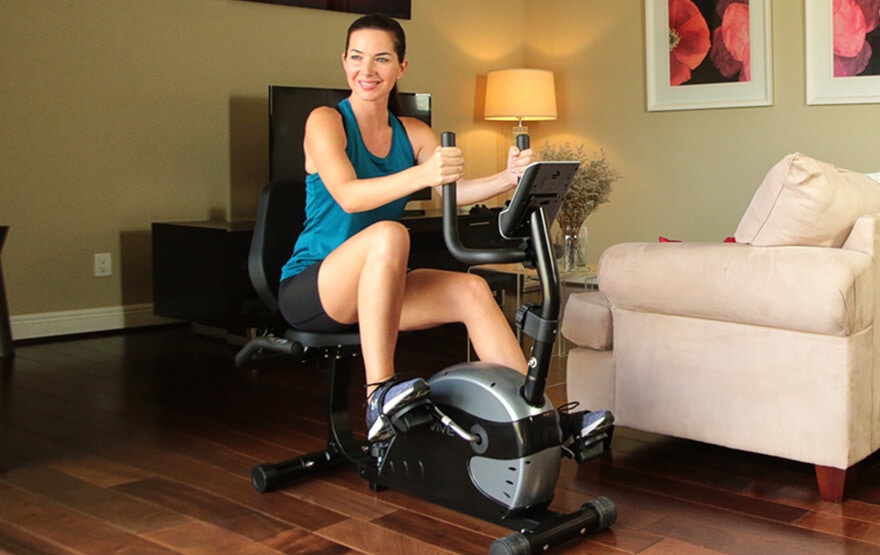 Woman Recumbent Bike