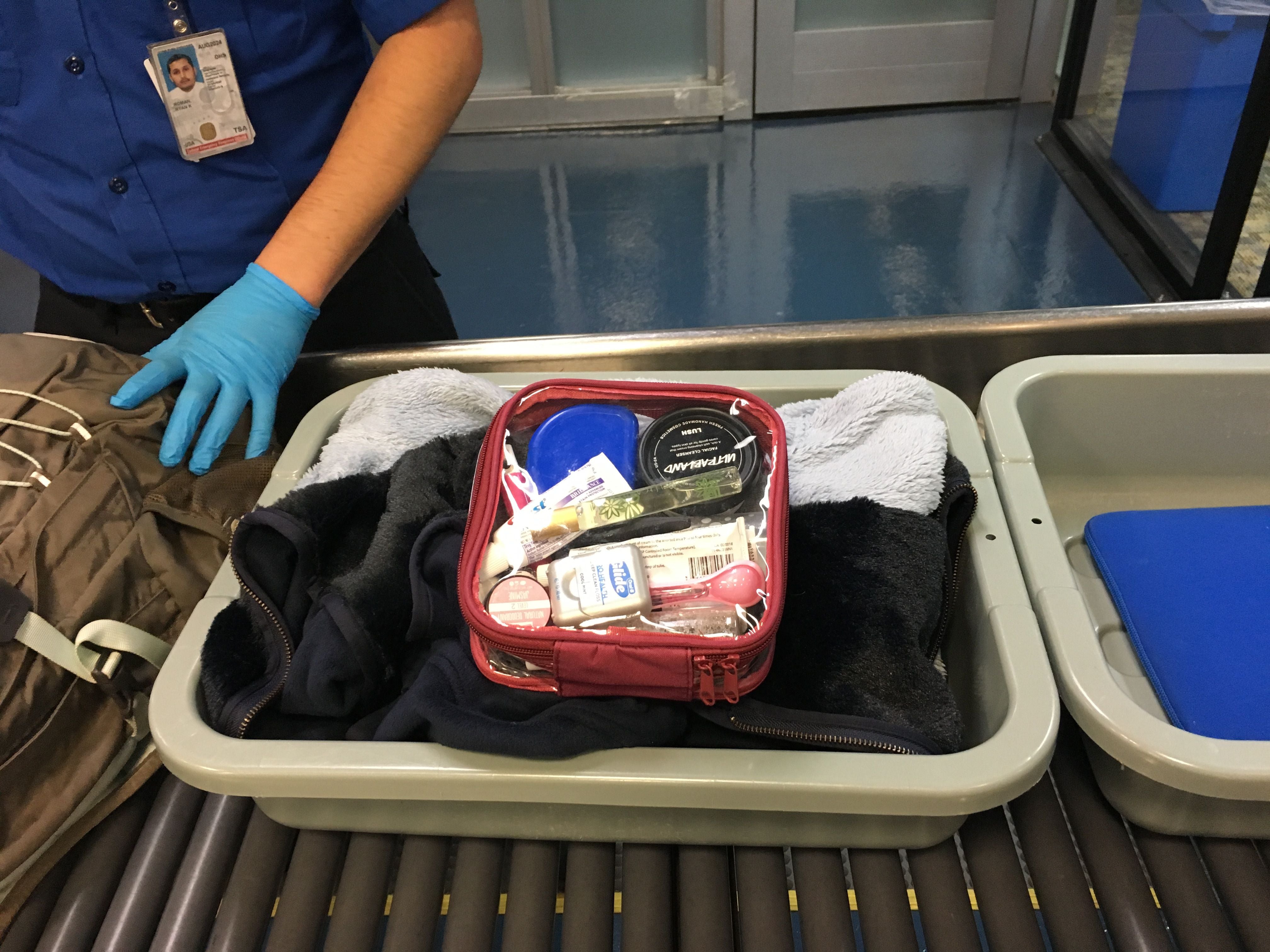 Extra small cube TSA security checkpoint