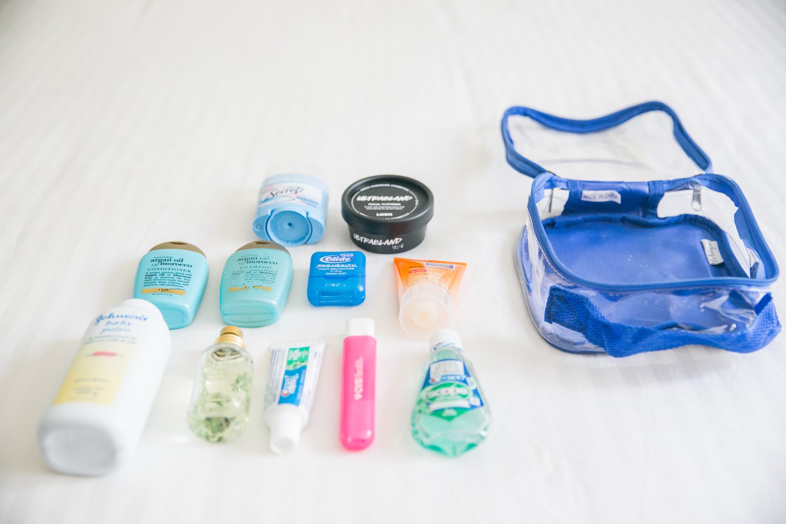 What Items are Allowed in My TSA Approved Clear Toiletry Bag? – EzPacking, Inc