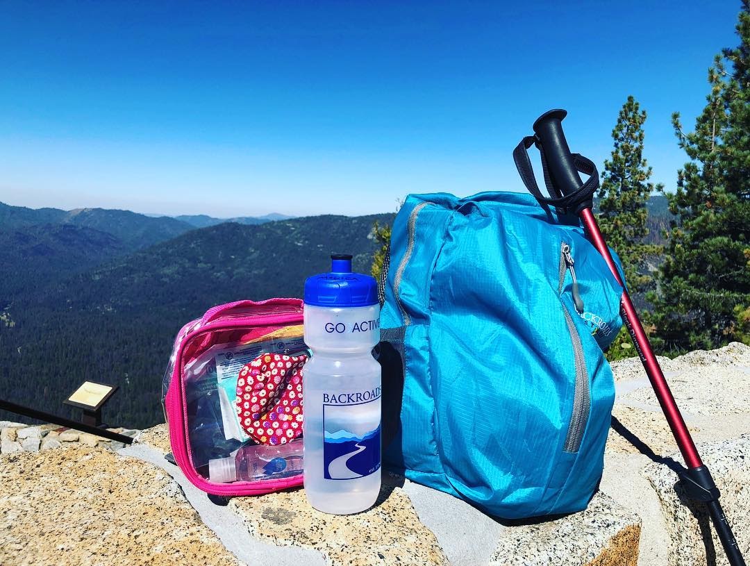 Pack a hiking kit for travel tip