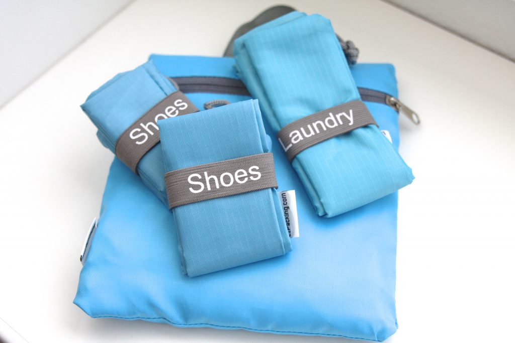Shoe and laundry bags for travel