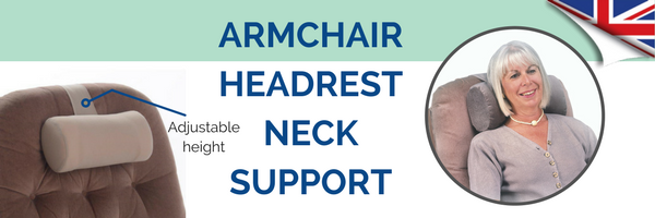 Armchair hair neck support attachment headrest cushion for neck head support