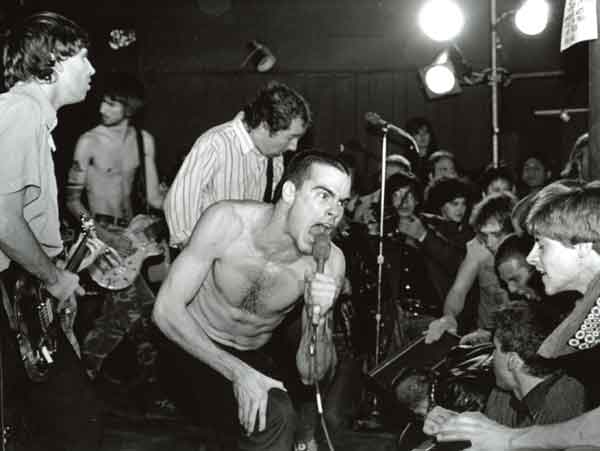 Henry Rollins with Black Flag