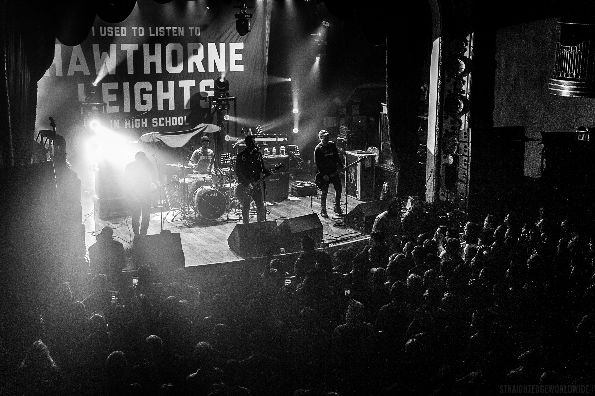 Chris xPoppyx Popadak and JT Woodruff of Hawthorne Heights, live at the Opera House in Toronto, December 16, 2018