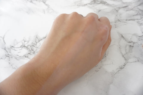 Innisfree UV Protection Cream applied on my hand