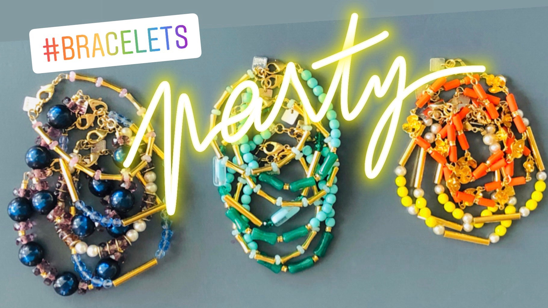 bracelets-collection-LeFaste-surlestoitsdeparis-rainbow-party