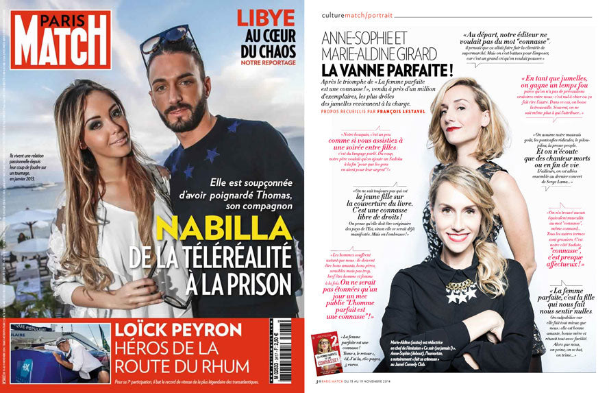 Paris Match 13 novembre 2014 collier Star System