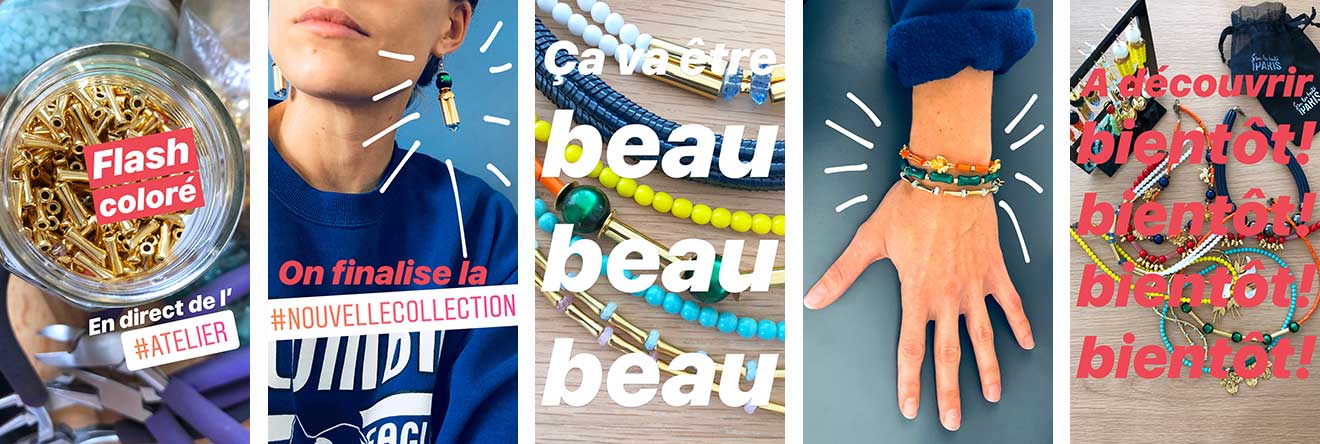 blogpost surlestoitsdeparis teasing nouvellecollection bijoux sept 2018 collage story instagram