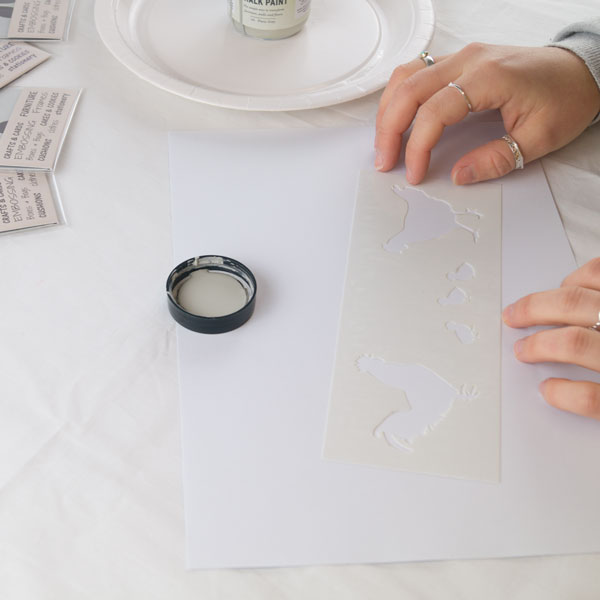 How to stencil tutorial from The Stencil Studio Ltd - Getting ready to stencil