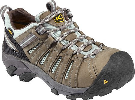 keen women's flint low steel toe work shoes