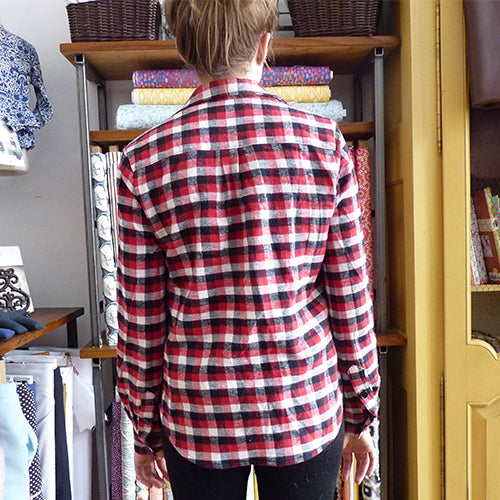 flannel grainline archer button up shirt