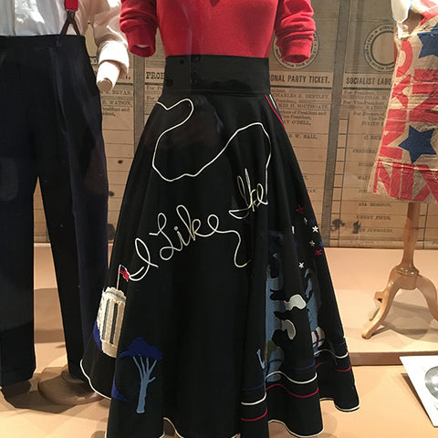 I like Ike campaign skirt WRHS collection