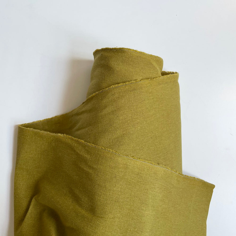 Merchant & Mills Fabric : Flax / Cotton Dry - Olivine – Bolt & Spool