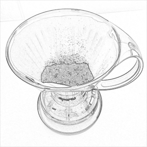 Livellare il caffe nel filtro del clever dripper - Nero Scuro Specialty Coffees