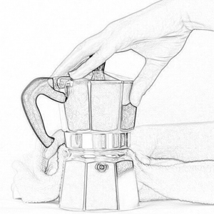 Step 4 of Nero Scuro Specialty Coffee Guide to Moka Pot Extraction - Nero Scuro Specialty Coffees